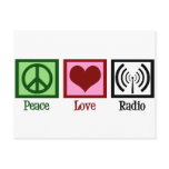Peace Love Radio postcards