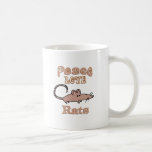 Peace Love Rats Coffee Mug