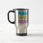 Peace Love Read Mug