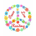 Peace Love Reading t-shirts
