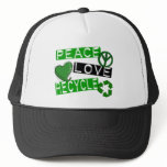 PEACE LOVE RECYCLE 1 T-Shirts & Gifts hats