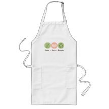 Peace Love Recycle Apron