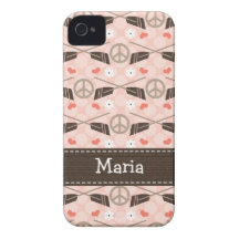 Peace Love Row Crew iPhone 4 4s Case-Mate Cover iPhone 4 Covers