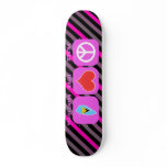 Peace Love Saint Lucia skateboards
