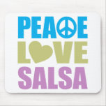 Peace Love Salsa Mouse Pad