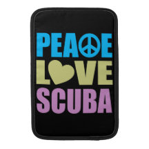Peace Love Scuba MacBook Air Sleeve