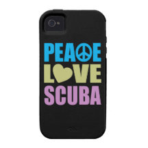 Peace Love Scuba iPhone 4 Covers