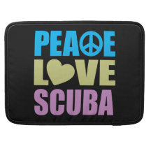 Peace Love Scuba MacBook Pro Sleeve