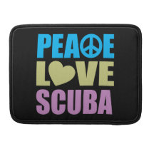 Peace Love Scuba MacBook Pro Sleeve