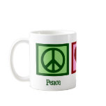 Peace Love Skateboarding Mugs