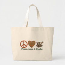 Peace, Love & Sloths Bag
