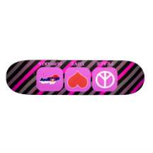 Peace Love Slovakia Skateboard