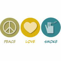 Peace Love Smoke Cut Outs