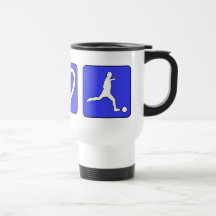 Peace Love Soccer Mugs