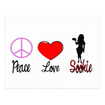 peace love sookie postcards