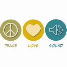 Peace Love Sound Photo Cut Outs
