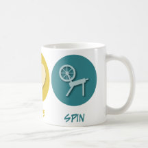 Peace Love Spin Mug