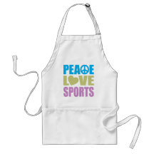 Peace Love Sports Aprons