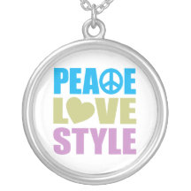 Peace Love Style Custom Necklace