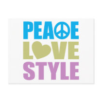 Peace Love Style Post Cards