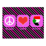 Peace Love Sudan Post Card