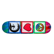 Peace, Love, Surfing Skate Board