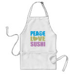 Peace Love Sushi Apron