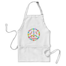 Peace Love Swimming Apron