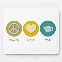 Peace Love Tea Mouse Pad