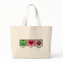 Peace Love Teachers Bags