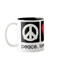 Peace, Love, Thanksgiving Mug