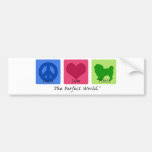 Peace Love Tibbie Bumper Stickers