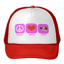 Peace Love Tibet Trucker Hat