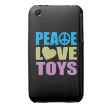 Peace Love Toys iPhone 3 Case-Mate Cases