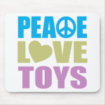 Peace Love Toys Mousepads