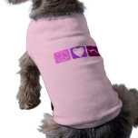 Peace Love Tumble Doggie T-shirt