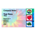 Peace, Love, Turtles Business Card Templates