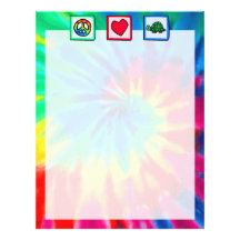 Peace, Love, Turtles Letterhead