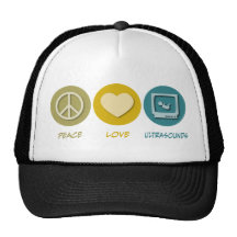 Peace Love Ultrasounds Trucker Hats