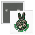 Peace Love Veggies Pinback Buttons