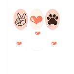 Peace Love Veterinary Medicine T shirt