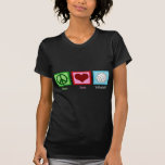 Peace Love Volleyball T Shirts