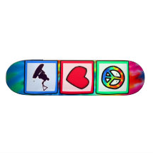 Peace, Love, Wakeboarding Skate Boards