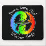Peace, Love, & Wiener Dogs Mousepad
