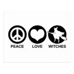 Peace Love Witches Postcard