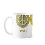Peace Love Women's Studies Coffee Mugs