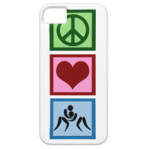 Peace Love Wrestling iPhone 5 Covers