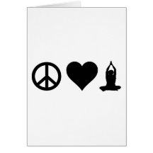 Peace Love Yoga Cards