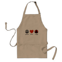 Peace Love Yoga Gift Aprons