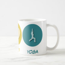 Peace Love Yoga Mug